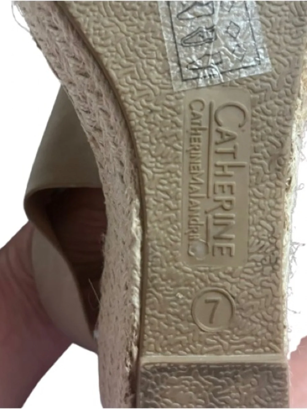 Catherine Malandrino Cirkly Espadrille Wedge Sandals Size 7 VGUC